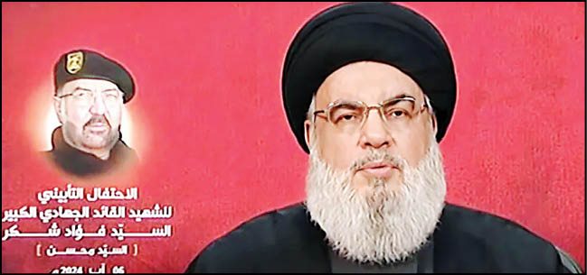 تکه کلام سیدحسن نصرالله به زبان فارسی: