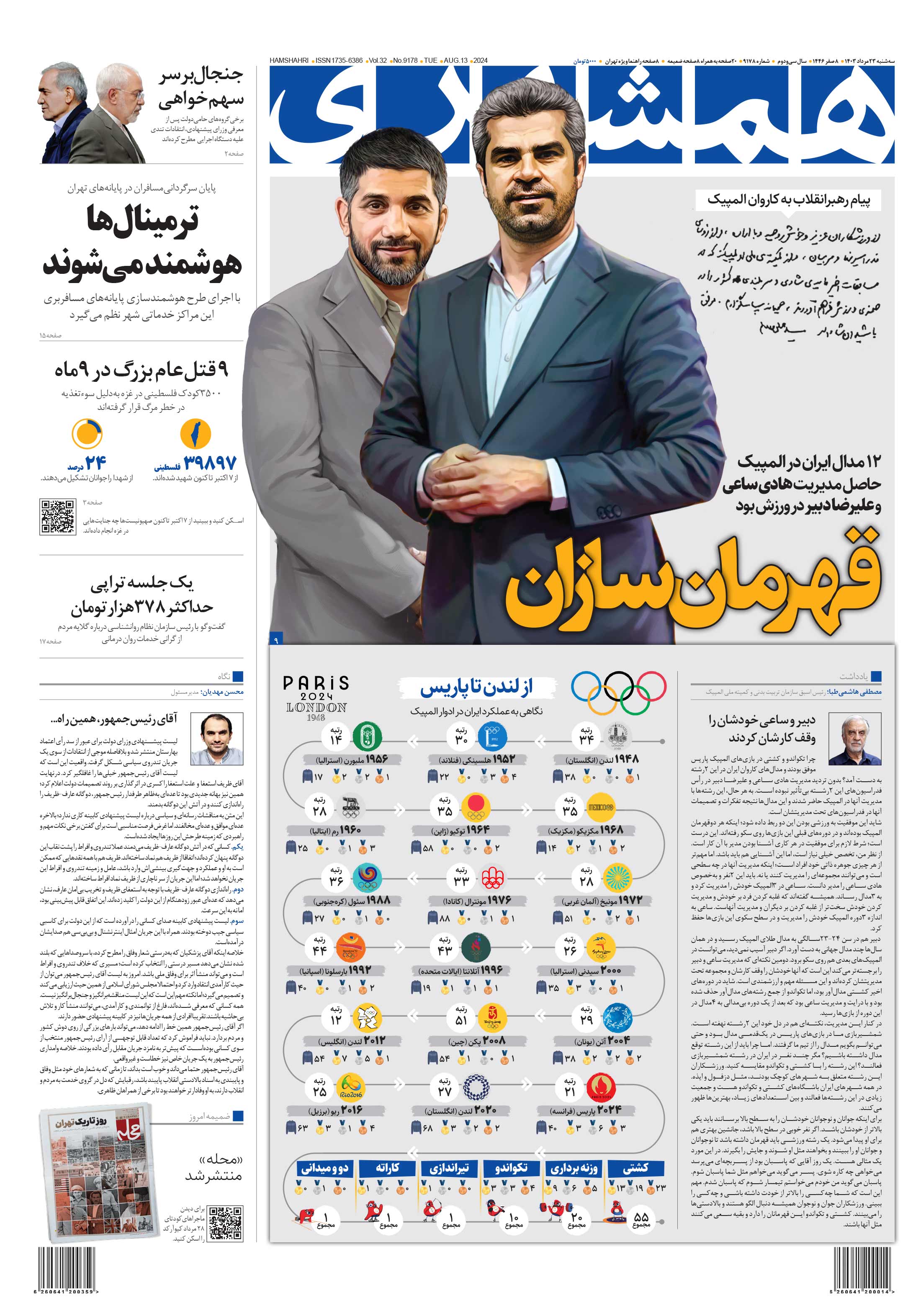 سه‌شنبه 23 مرداد 1403