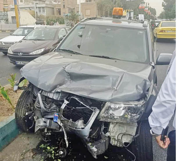 تصادف مرگبار خودروی حمل پول