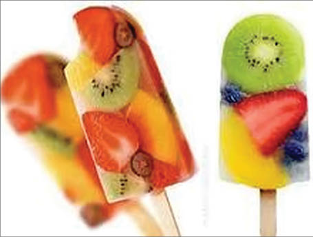 تهیه 2مدل بستنی برای زیر 6 ساله‌ها