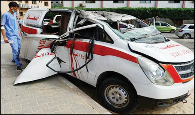 جنگ صهیونیست‌ها با امدادگران