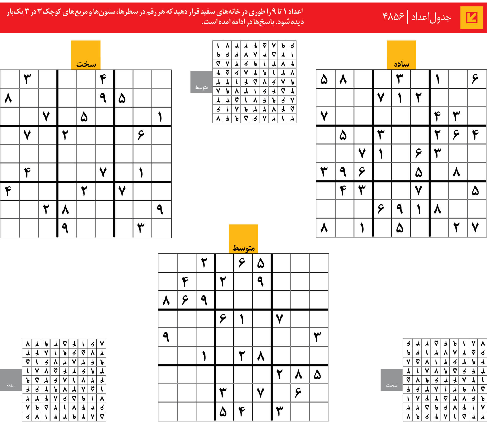 جدول‌اعداد | 4856