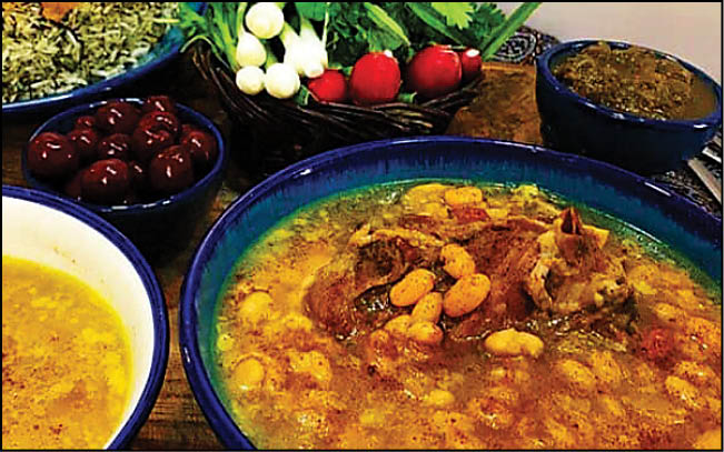 گوشت‌لوبیای کاشان شام شب خانه رونالدو!