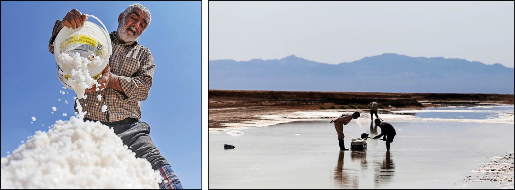 نمک از دل طبیعت