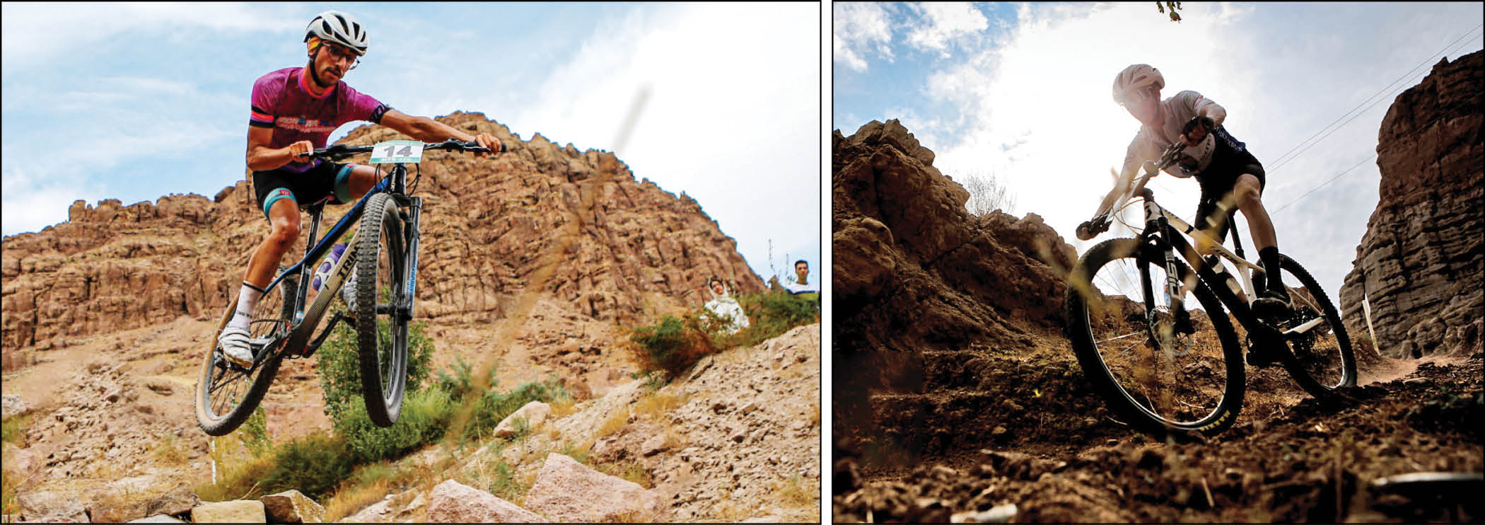 دوچرخه در زمین سخت