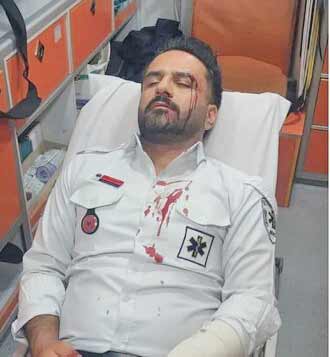 حمله خونین به تکنیسین اورژانس