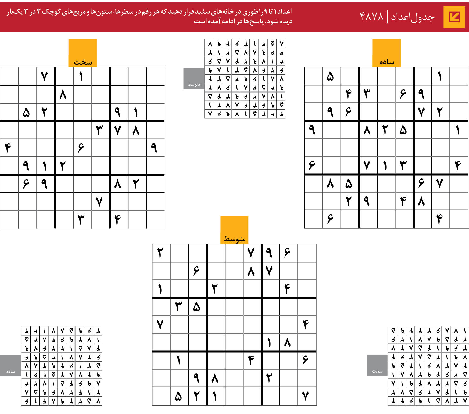 جدول‌اعداد | 4878