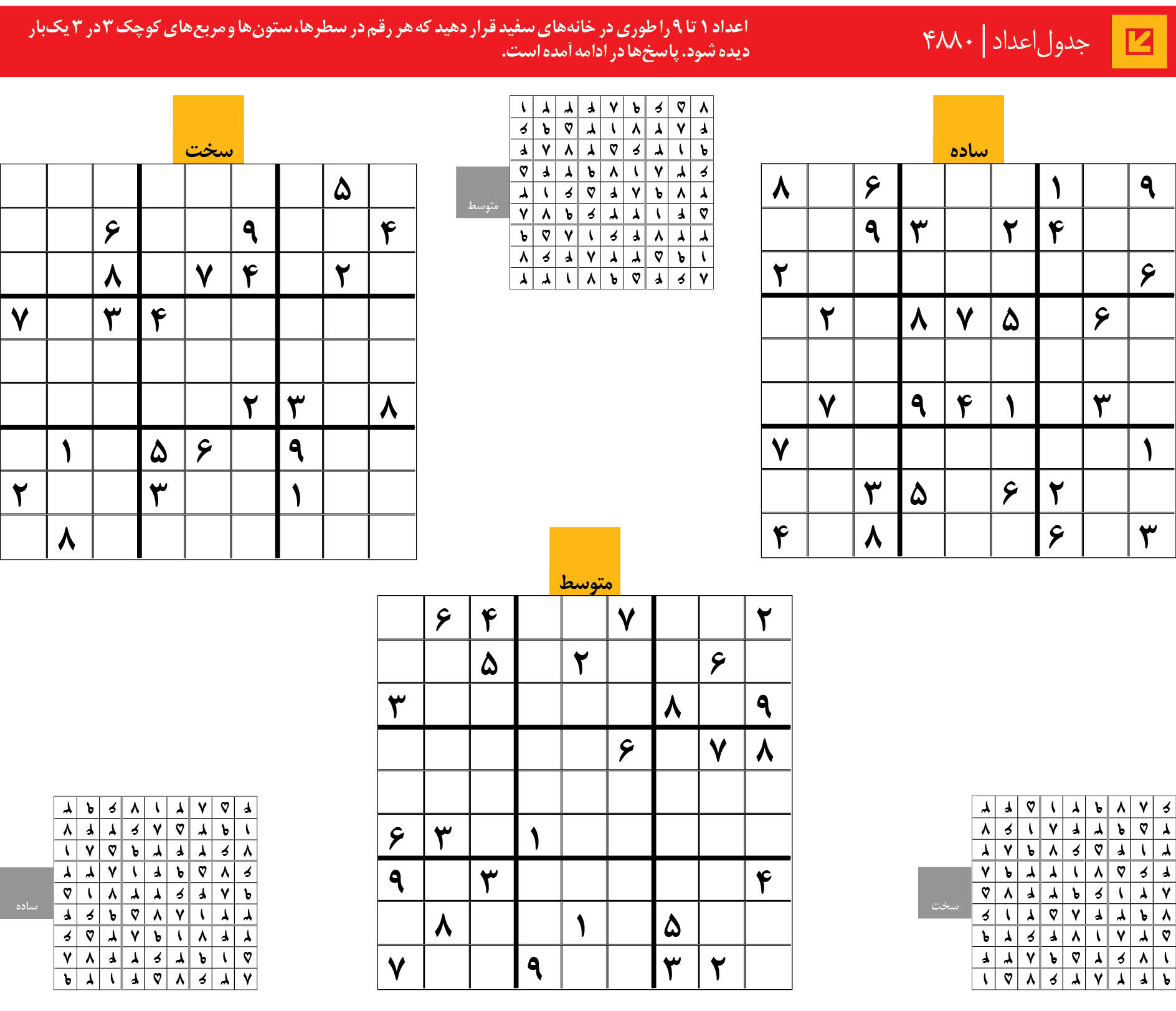 جدول‌اعداد | 4880