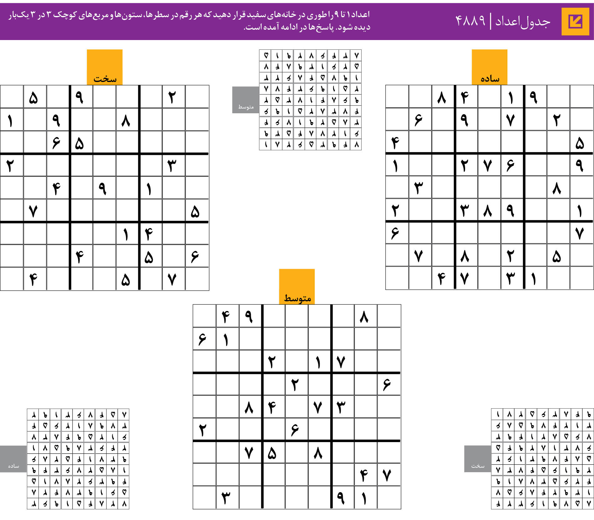 جدول‌اعداد | 4889