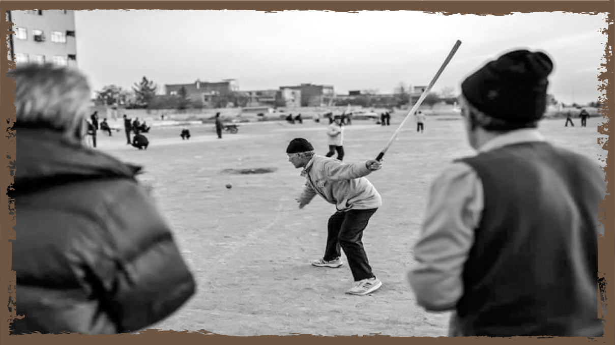 اوج هیجان در بازی توپ و چوب