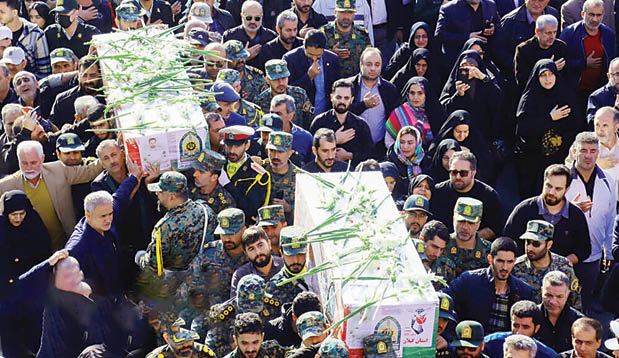 وداع باشکوه با شهدای امنیت