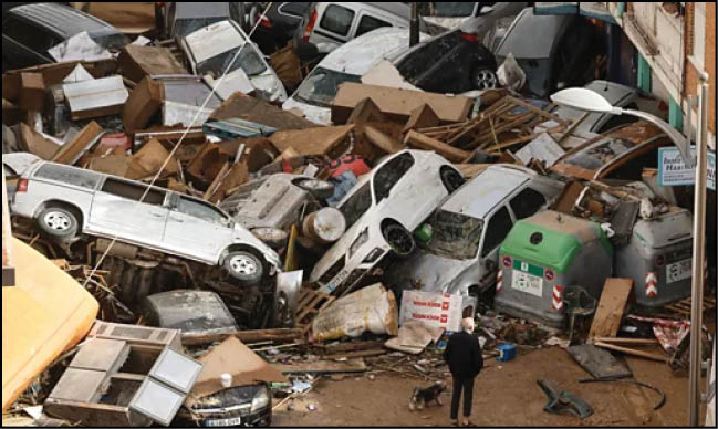 سیل بی‌سابقه در اسپانیا جان 211 نفر را گرفت