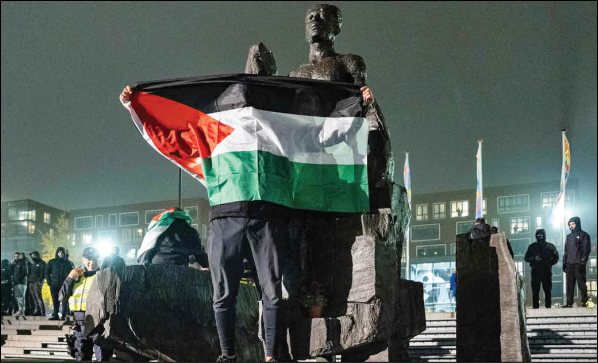 سیلی جوانان هلندی به اسرائیلی‌ها