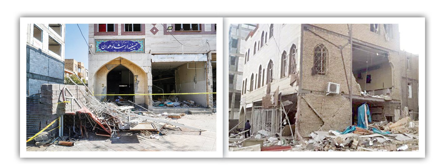 انفجار بامدادی در حسینیه ارشاد