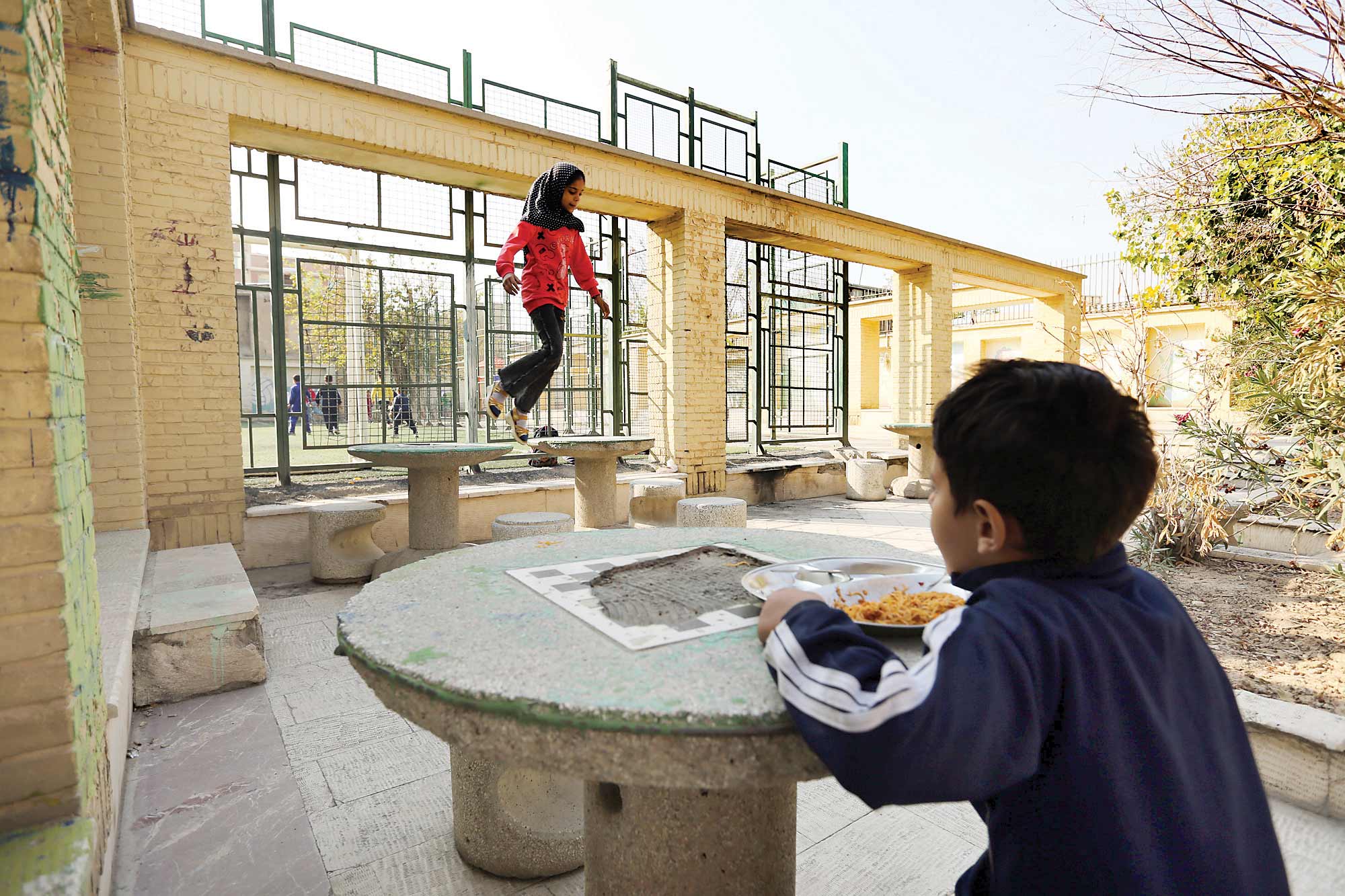 زنگ تفریح و وقت چاشت