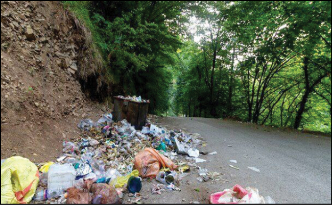 ماجرای دپوی زباله در جاده جنگلی جواهرده