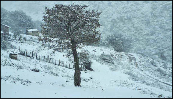 نخستین برف پاییزی در این مناطق