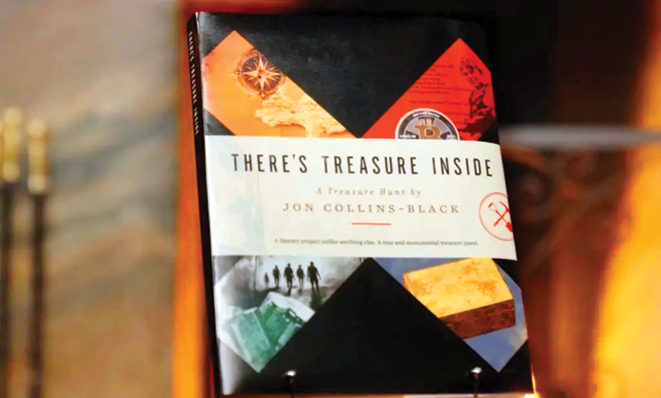 نقشه گنج در کتاب مرموز