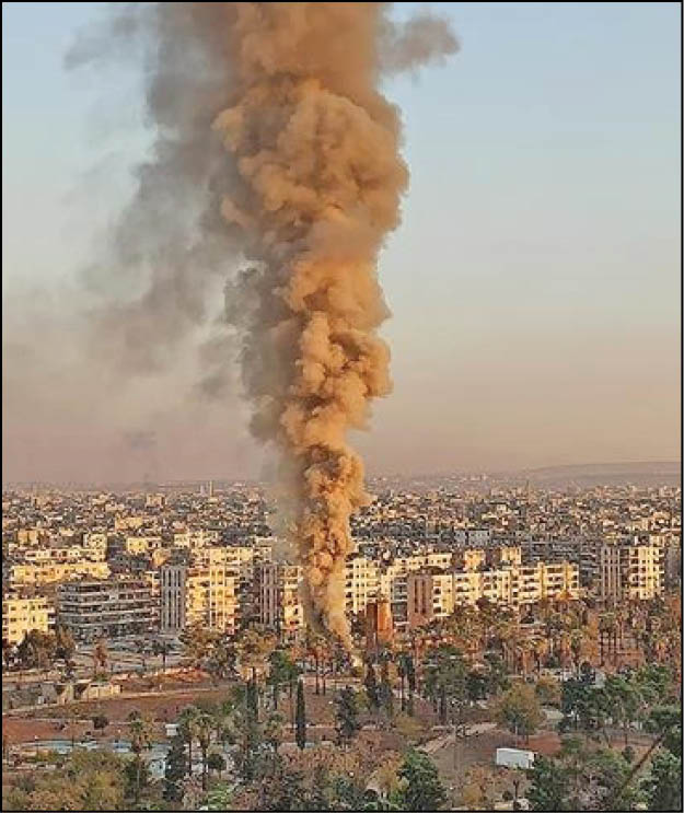 تجاوز نظامی صهیونیستی - آمریکایی به سوریه