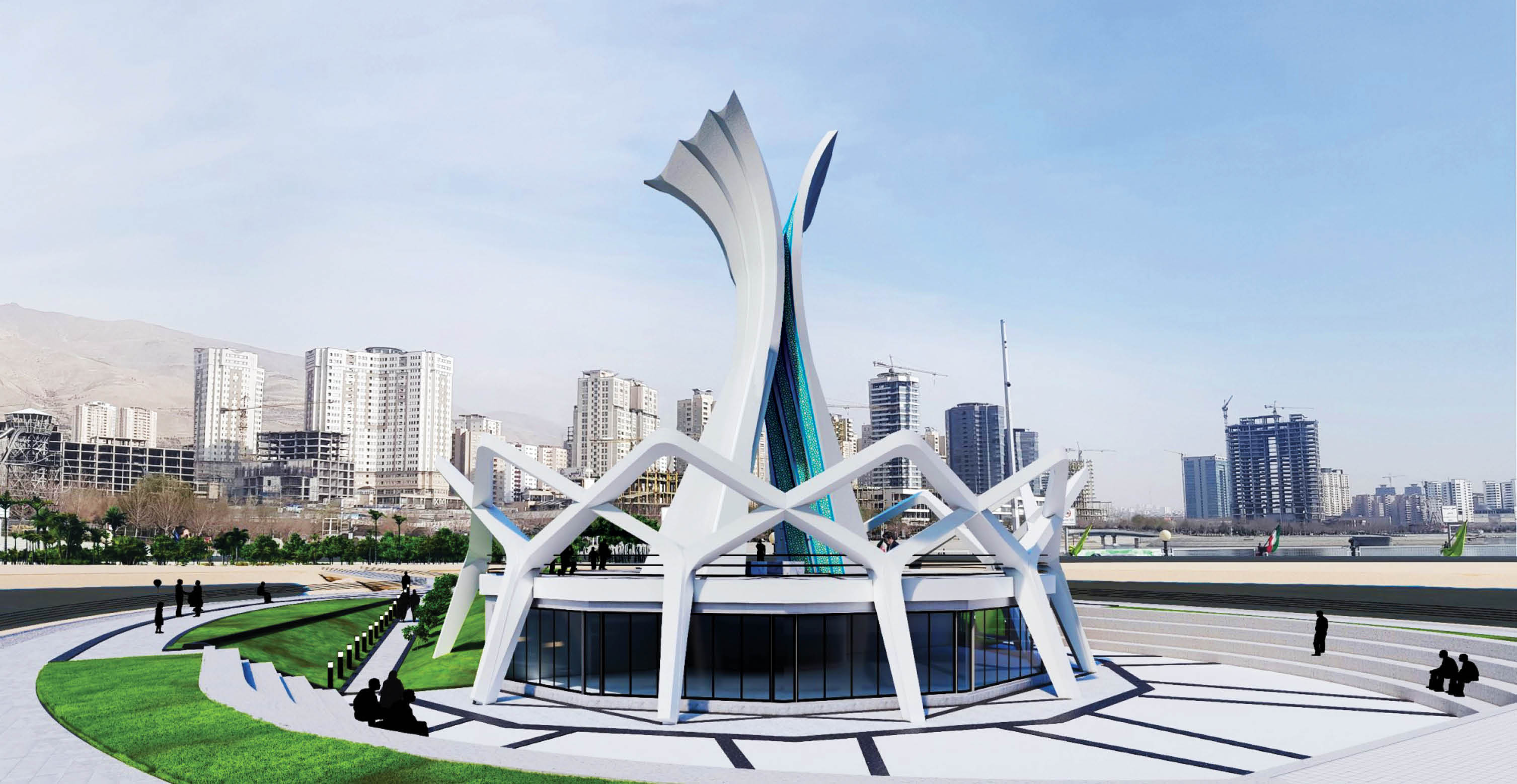 ساخت یادمان شهدای غواص در دریاچه خلیج‌فارس