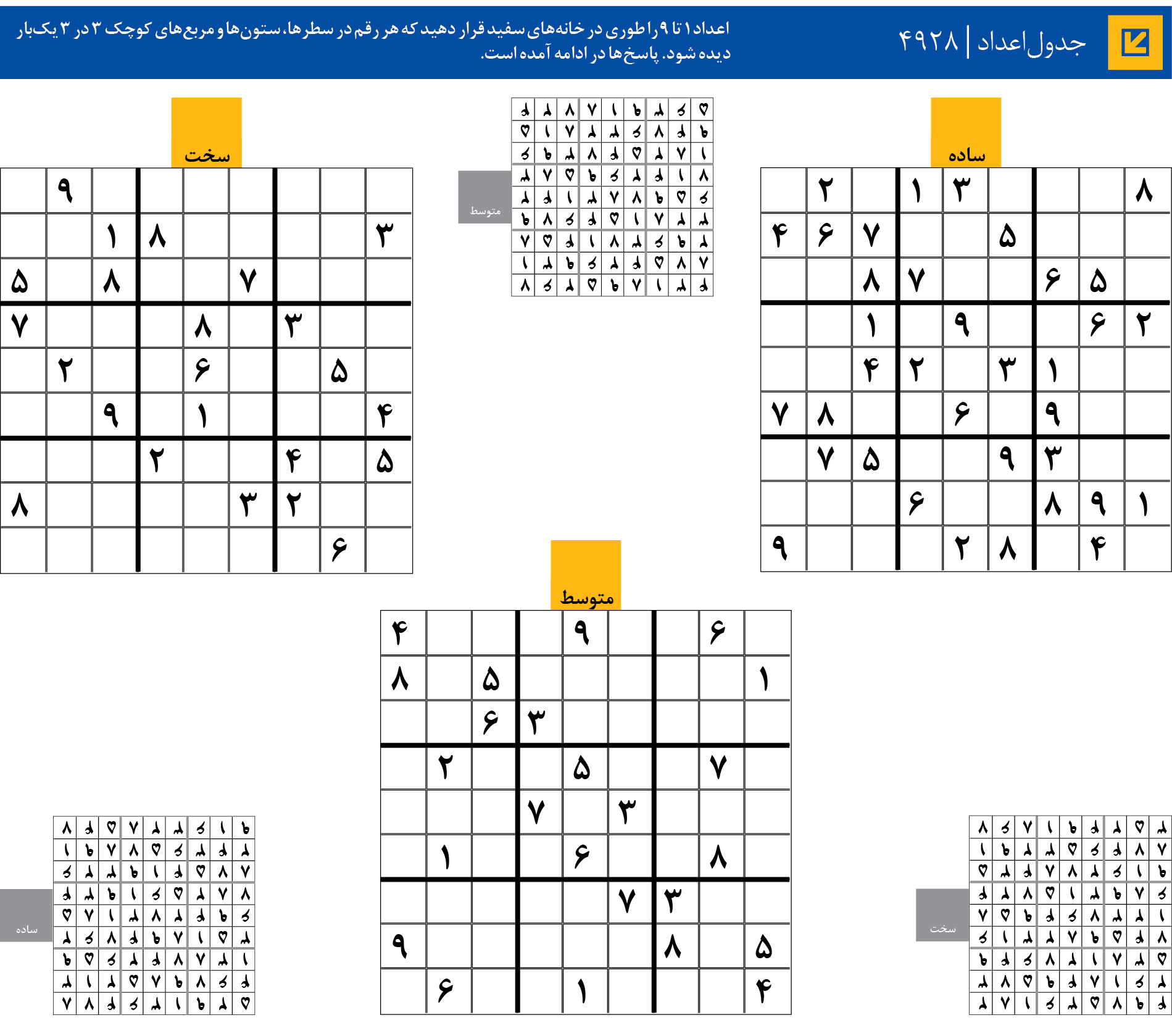 جدول‌اعداد | 4928