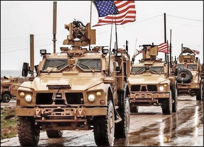 ورود کاروان جدید نیروهای آمریکایی به سوریه