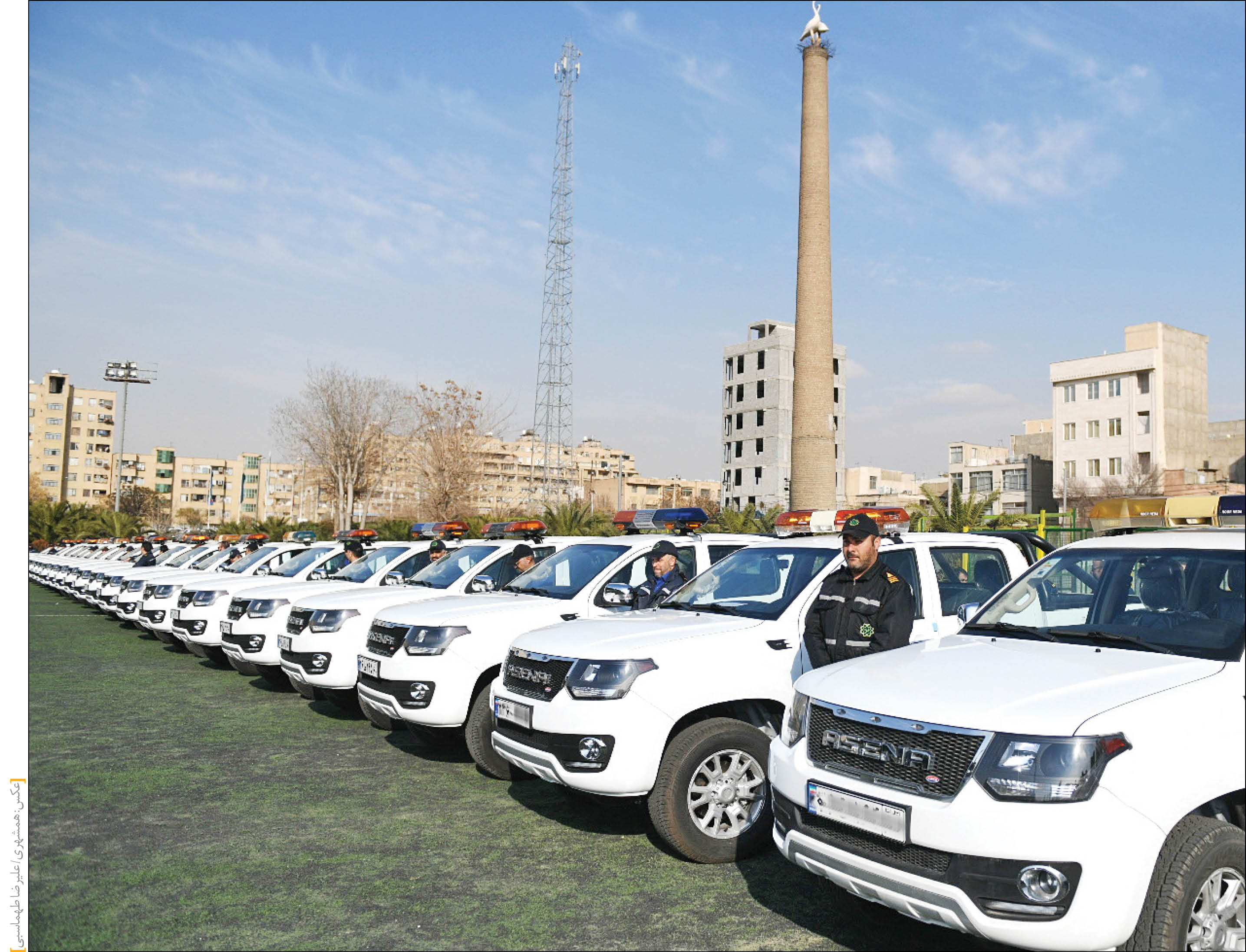 رونمایی از 80خودروی جدید شهربان و حریم‌بان