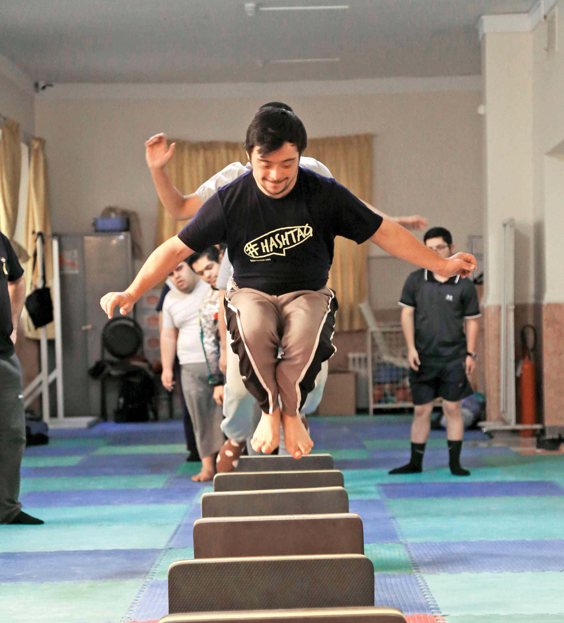 تمرین با ورزشکاران خاص