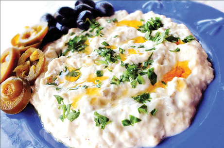 بورانی کدو سبز با سیب‌زمینی