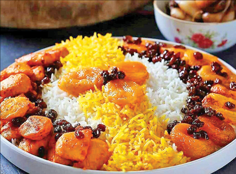 رشته‌پلو با قیسی