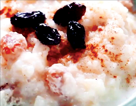 پودینگ برنج