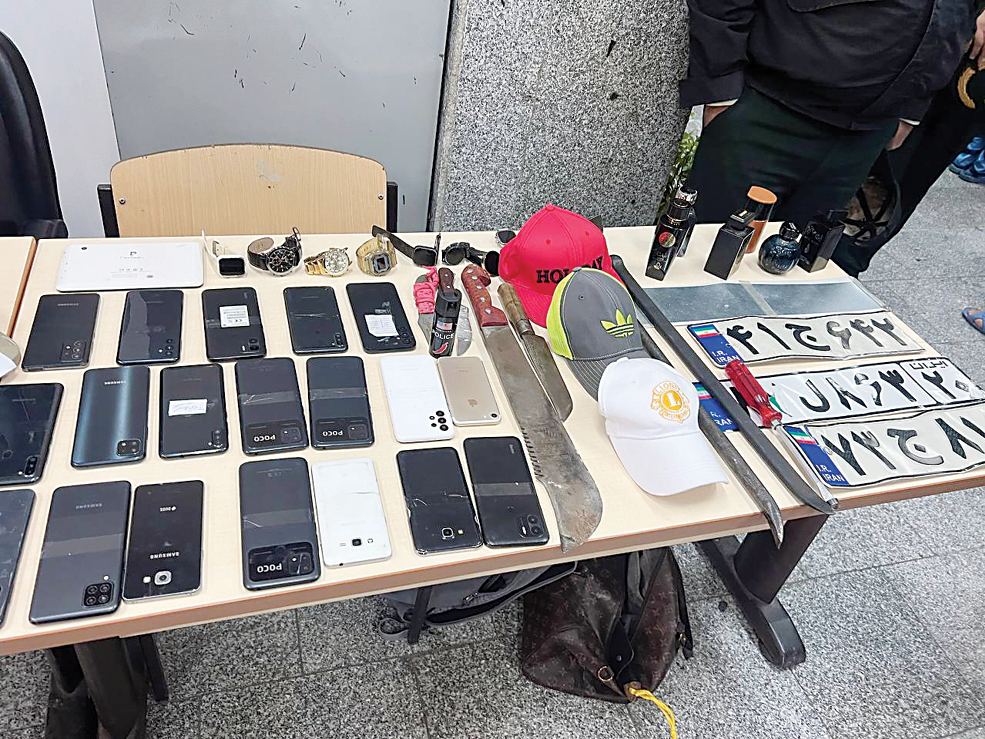 با دستگیری 115سارق، 31باند زورگیری، موبایل‌قاپی و سرقت منزل در تهران منهدم شد