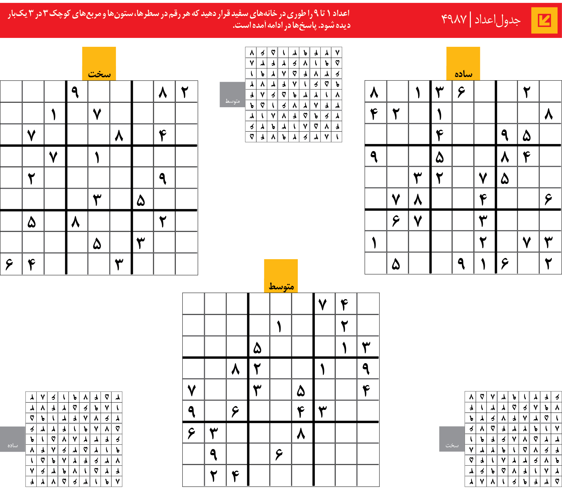 جدول‌اعداد | 4987