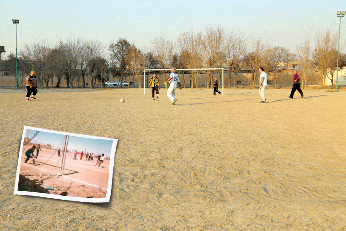 ضیافت فوتبال‌دوستان در زمین اربابی