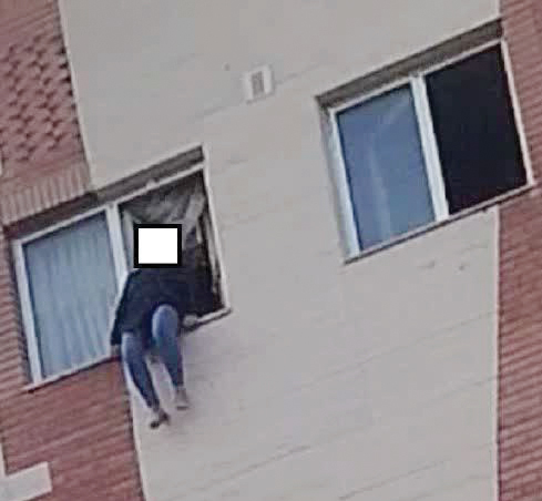 پلیس، فرشته نجات یک زن شد