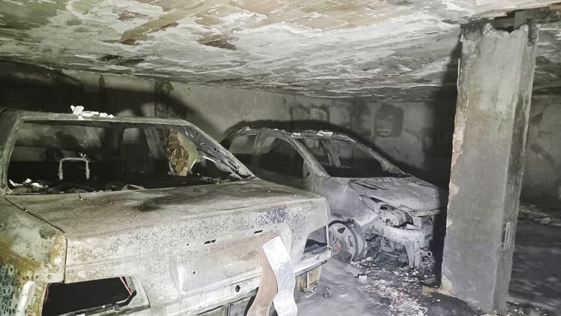 نجات 19نفر از محاصره دود