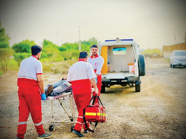 نجات زن گمشده پس از 13ساعت جست‌وجو