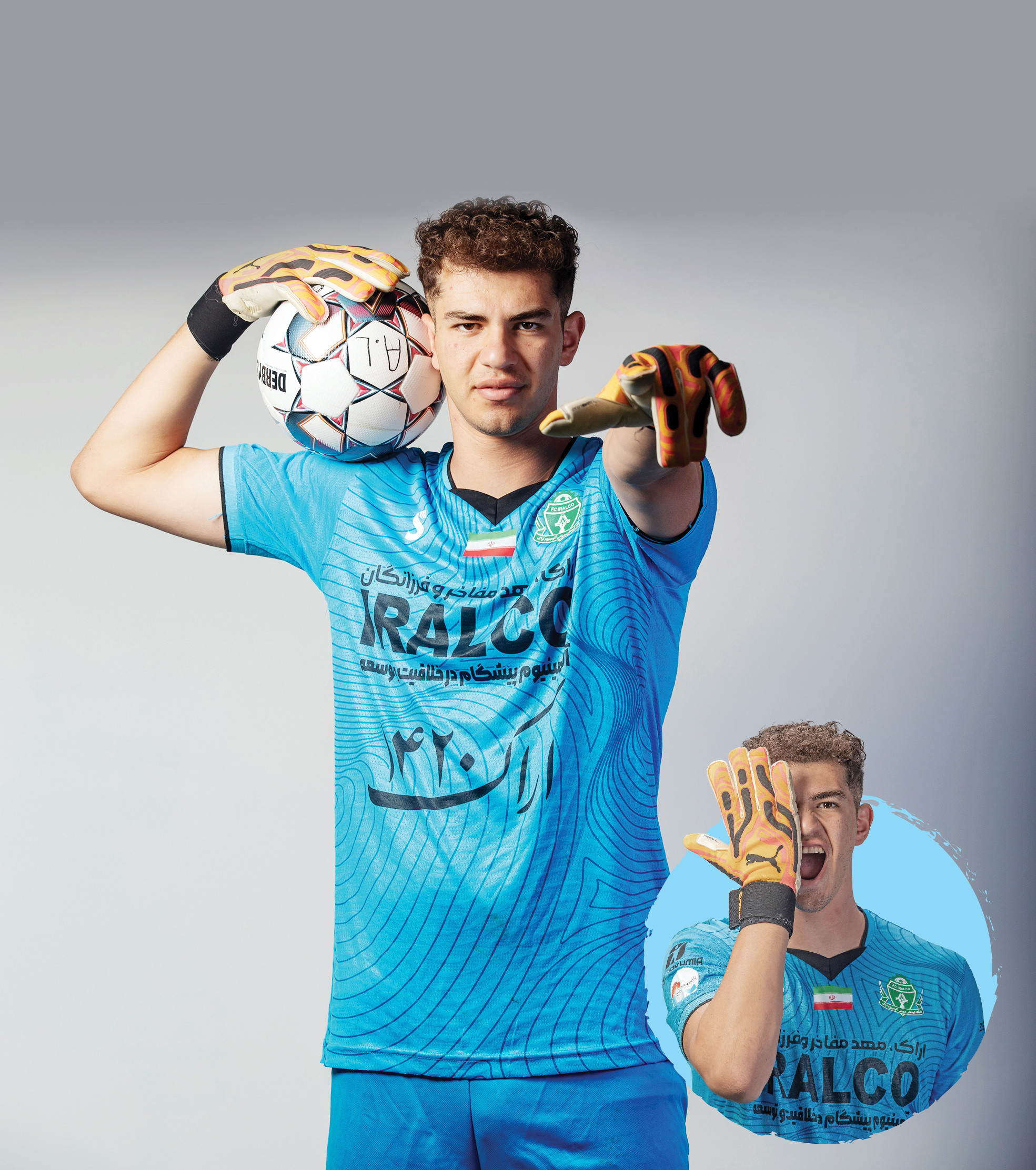 حسینی امسال بهترین گلر ایران بود