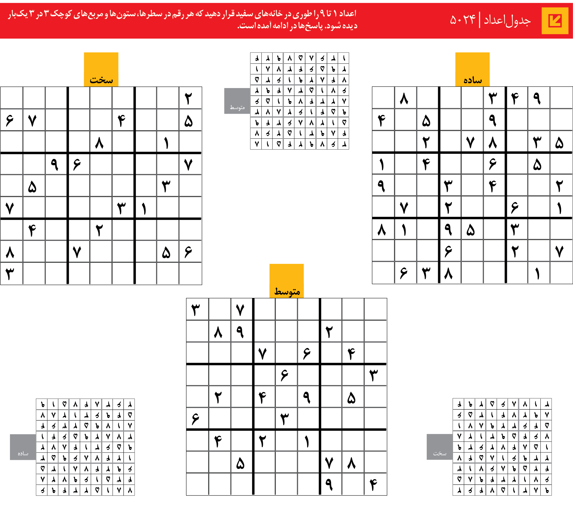 جدول‌اعداد | 5024