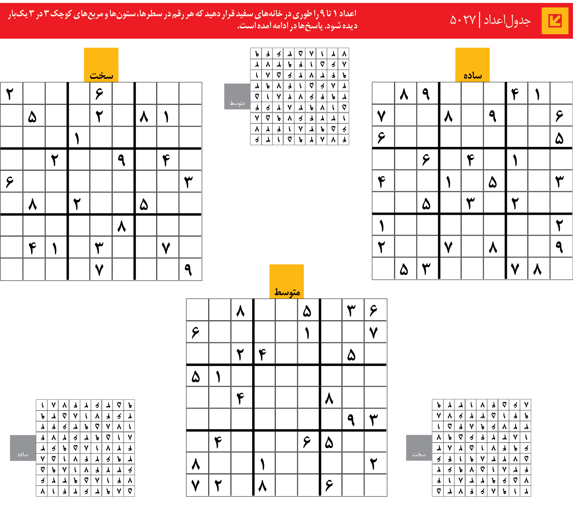 جدول‌اعداد | 5027