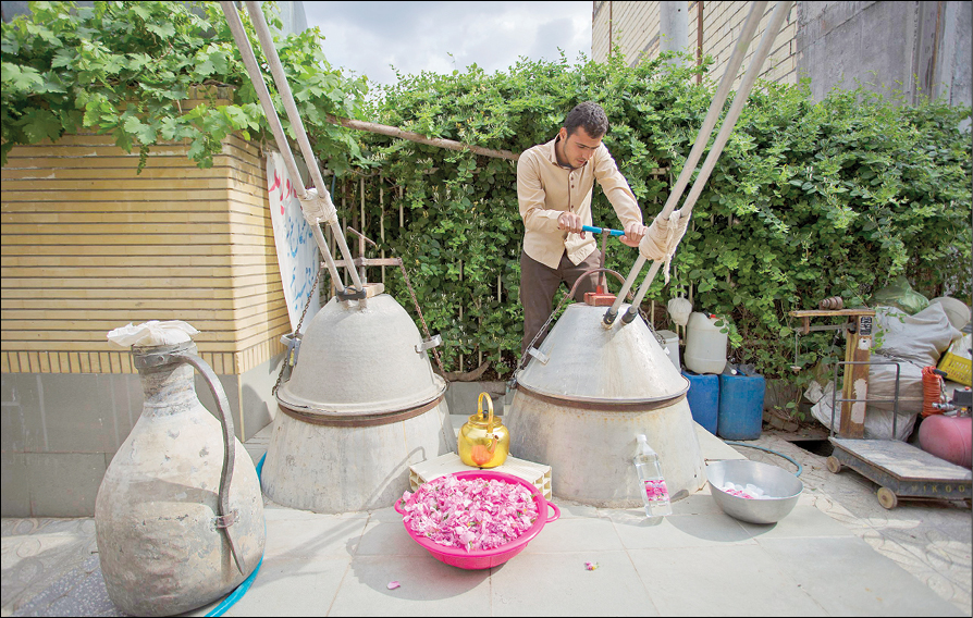 با روش گلابگیری سنتی و انواع دستگاه‌های آن آشنا شوید