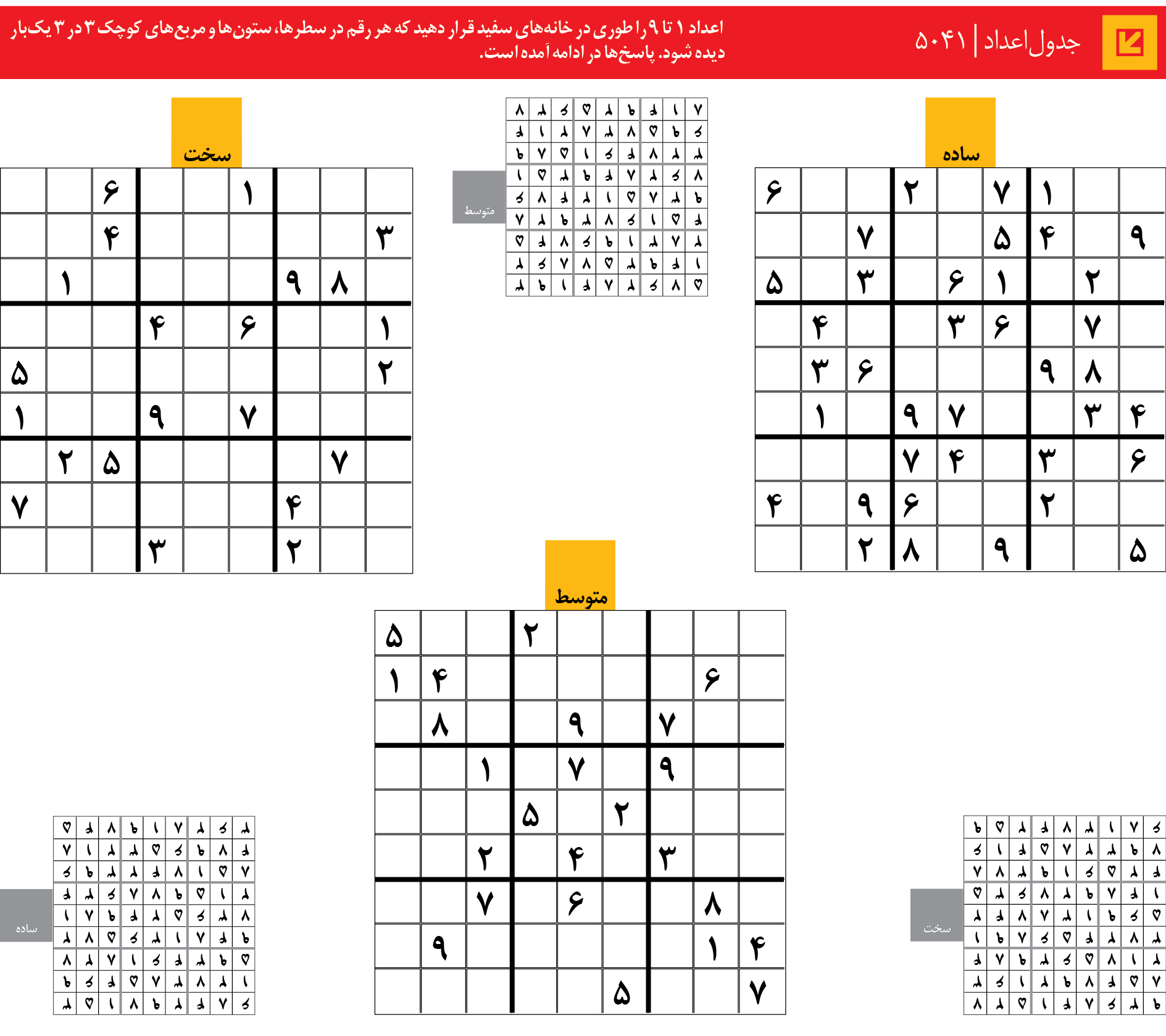 جدول‌اعداد | 5041
