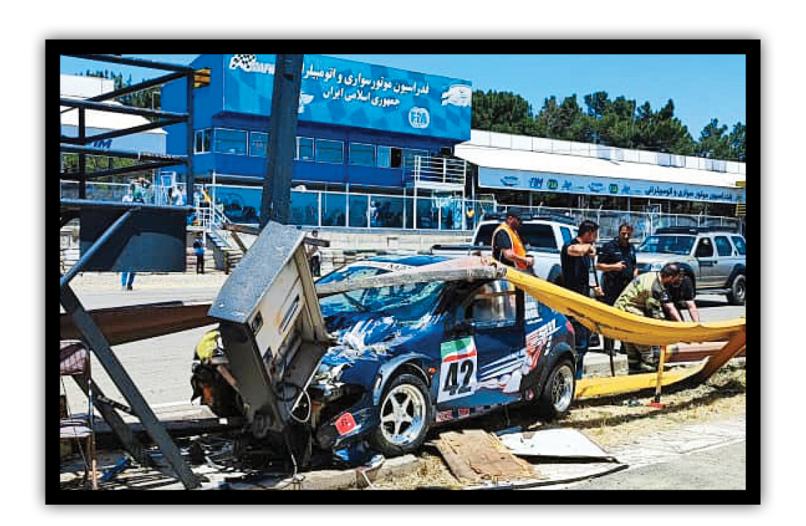 پیست اتومبیلرانی؛ قربانگاه عکاس جوان