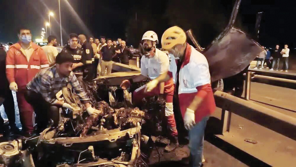 مرگ 2نفر در آتش پرشیا