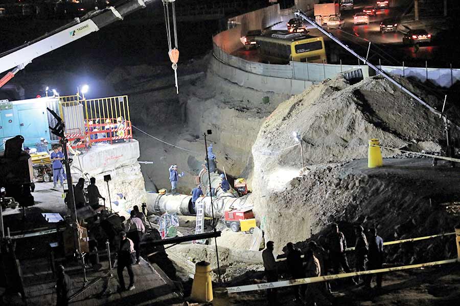 تقدیر از جا‌به‌جایی بزرگ‌ترین ‌ خطوط لوله آب تهران