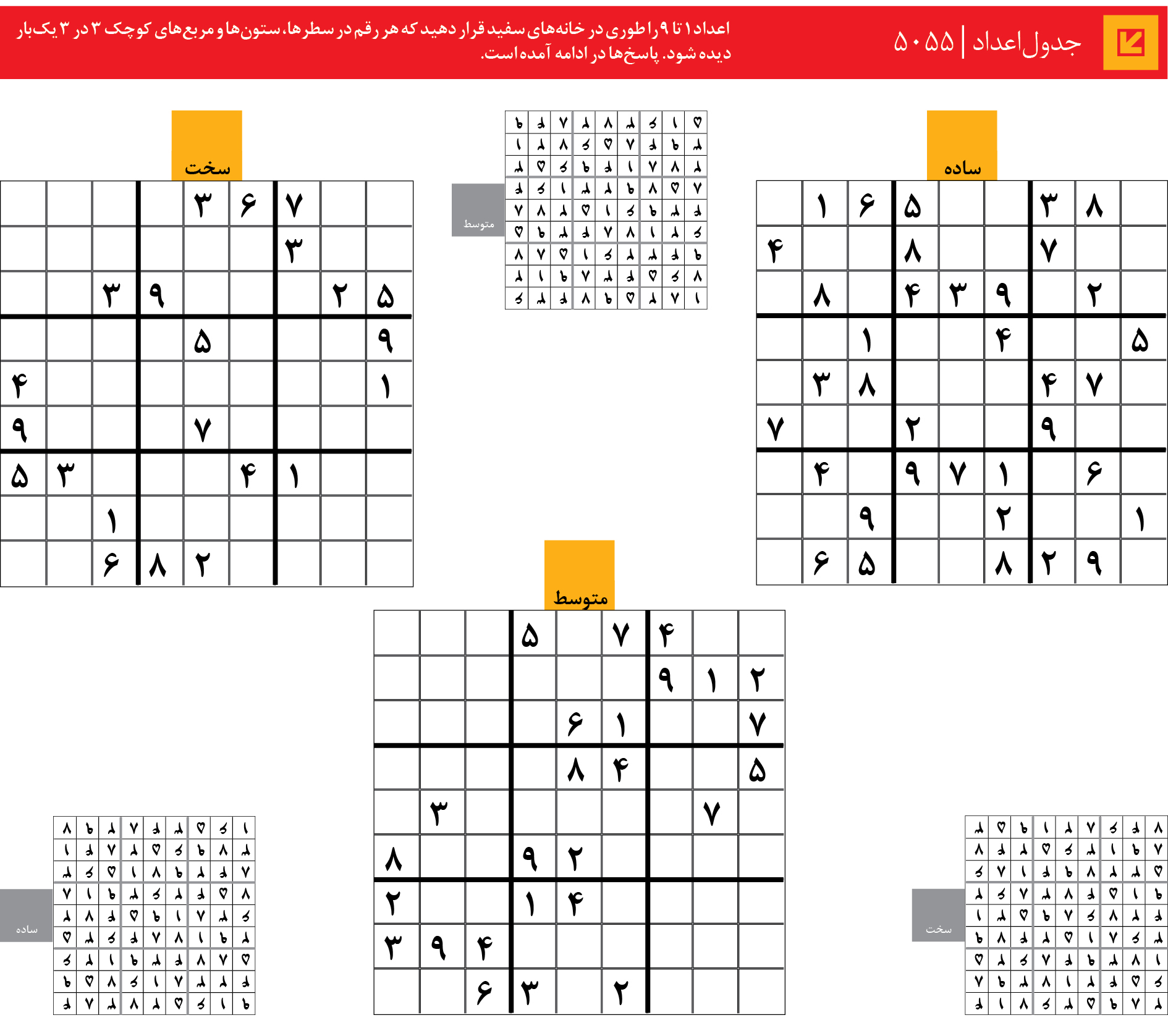 جدول‌اعداد | 5055