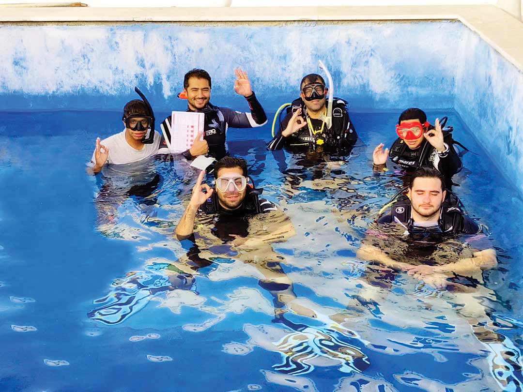 زیر آبی در شمال شهر