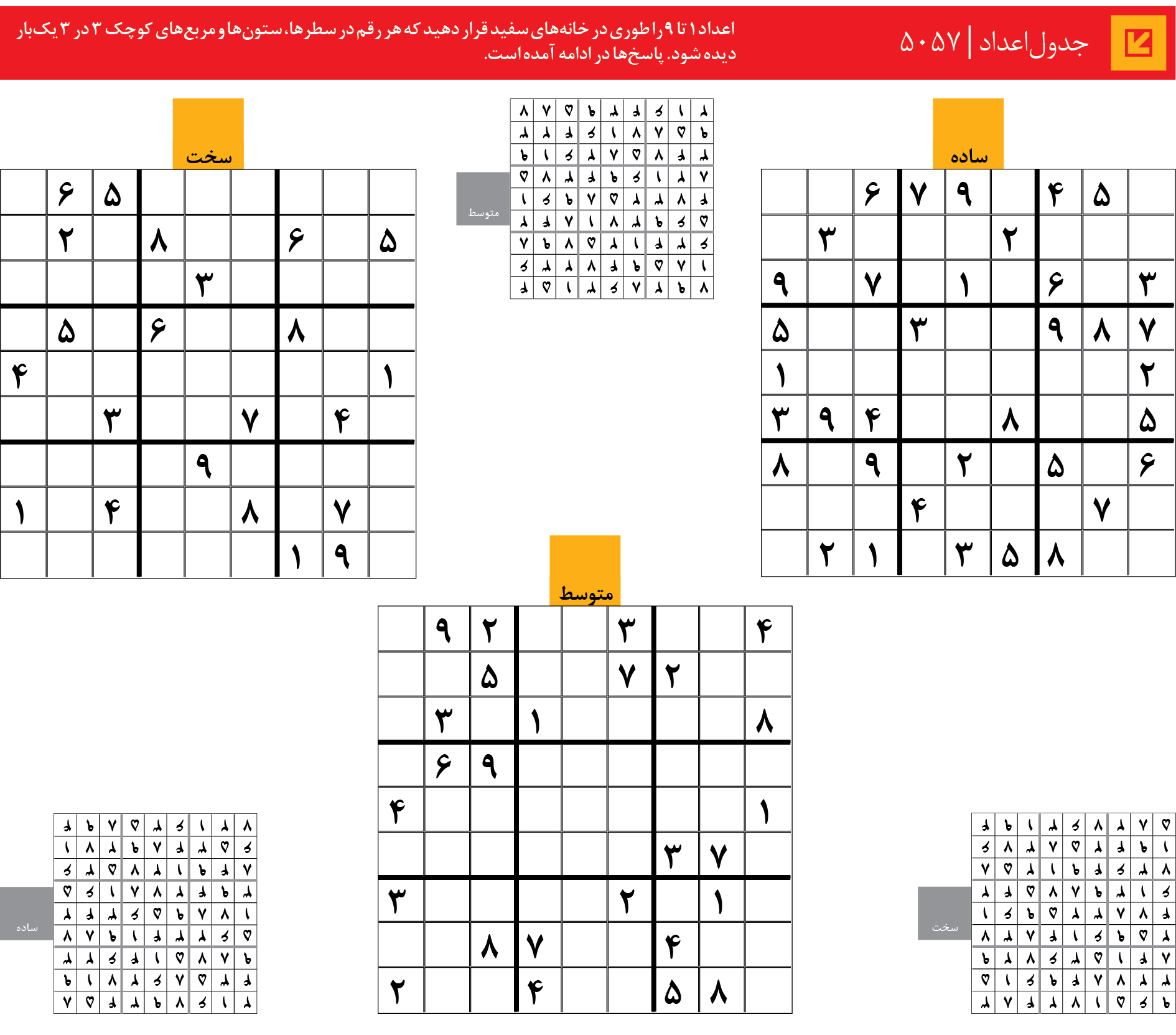 جدول‌اعداد | 5057