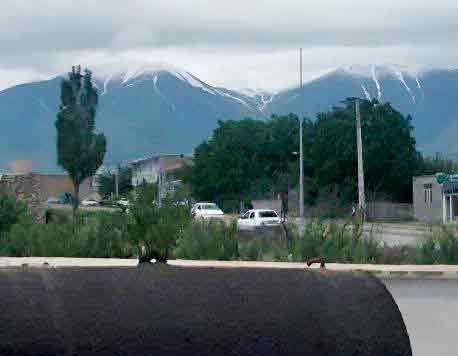 بارش برف در آستانه تابستان