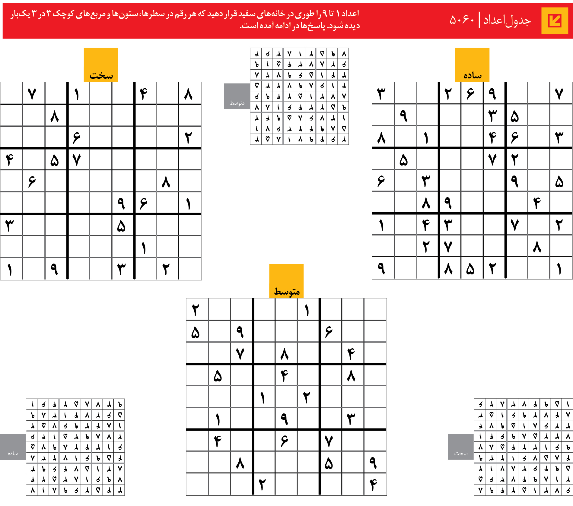 جدول‌اعداد | 5060